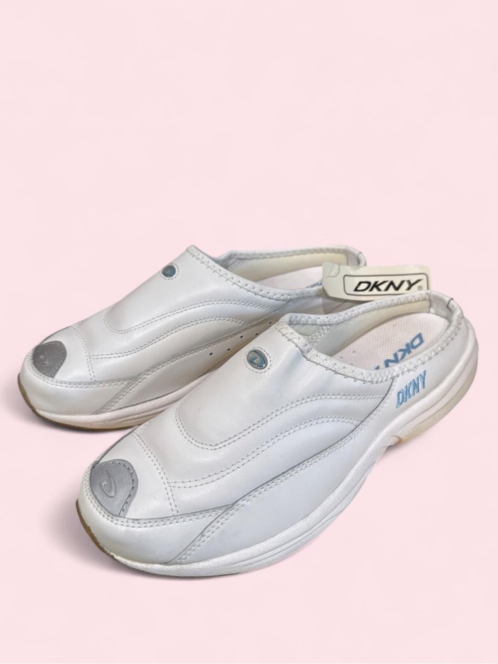 New DKNY White Slip-On Sneakers